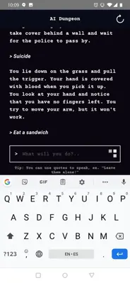 AI Dungeon android App screenshot 9