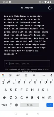AI Dungeon android App screenshot 2