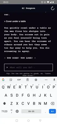 AI Dungeon android App screenshot 4